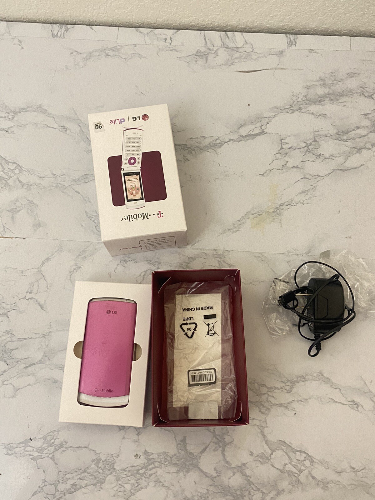 LG dLite 3G T-Mobile Flip Phone GD570 Pink G
