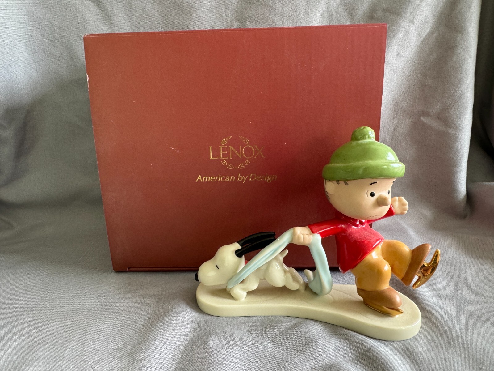 Lenox Snoopy the Blanket Bandit in Box Figurine Linus eBay