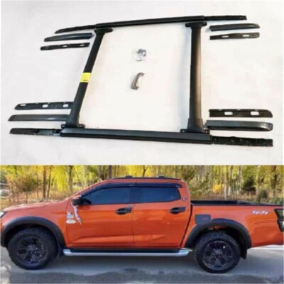 4Pcs Crossbar Cross Side Rail Roof Rail Bar Fit for SUZU D-MAX DMAX 2020 2021 22