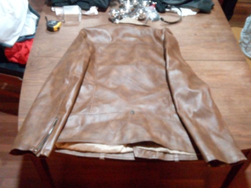 NWT Men's BrownINC International Concepts Faux Leather Jacket Size XL - Picture 12 of 15