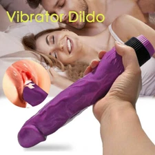 Women-Multispeed-Vibrator-G-Spot-Dildo-Rabbit-Massager-Big-Huge-Powerful-Sex-Toy