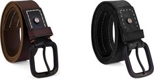 Timberland PRO Men's 40mm Double Stitch Leather Work Belt