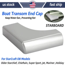 For StarCraft Boat Starboard Transom End Cap Corner Guard STARBOARD (RIGHT SIDE)