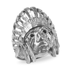 Sterling Silver Chief DC Ring