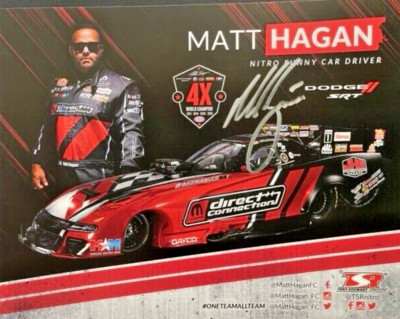 VRHTF NHRA ''COOL SIGNED BY MATT HAGAN DIRECT CONNECTION TSR FUNNY CAR'' HAND OUT