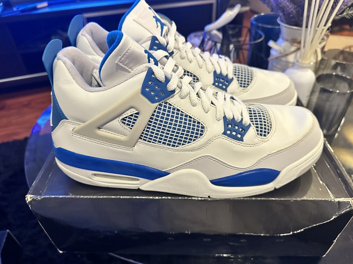 Size 12 - Jordan 4 Retro Military Blue 2006 884802620839| eBay