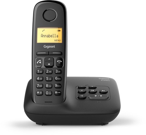 Gigaset Schnurloses Telefon + AB A270A Schwarz - Bild 1 von 3