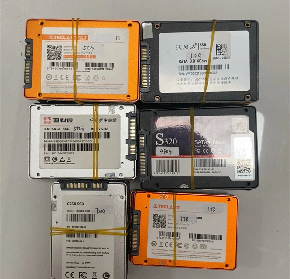 2.5” SATA III SSD Solid State Drive 120GB 240GB 480GB Laptop Desktop PC Lot - Image 2 of 4