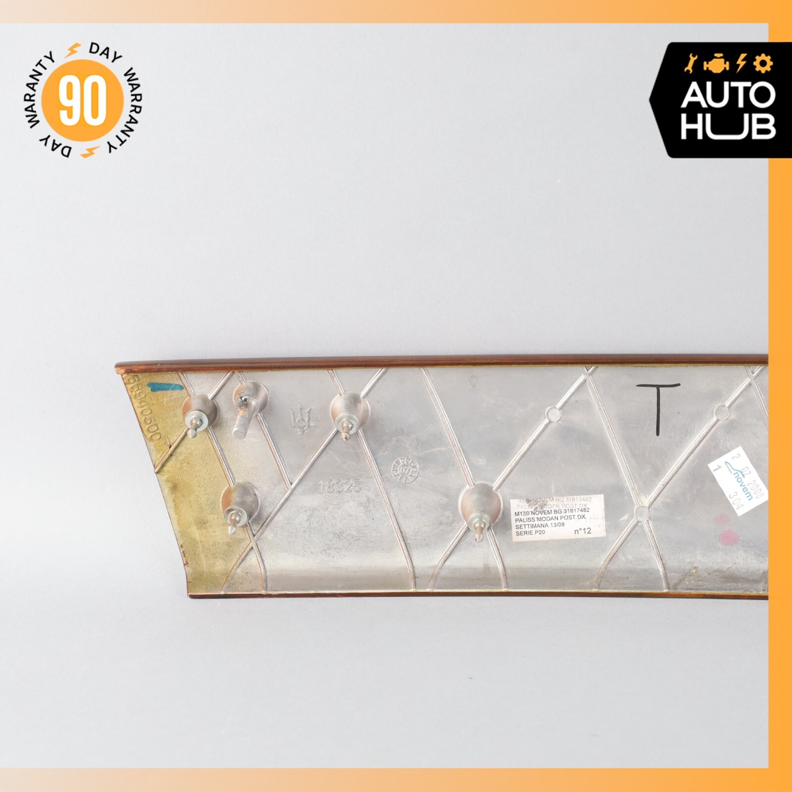 03-13 Maserati Quattroporte M139 Rear Right Side Door Panel Trim Panel OEM 72k
