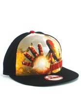 New Era Iron Man 9fifty Snapback Hat Adjustable Cap Marvel Studios Mark 42