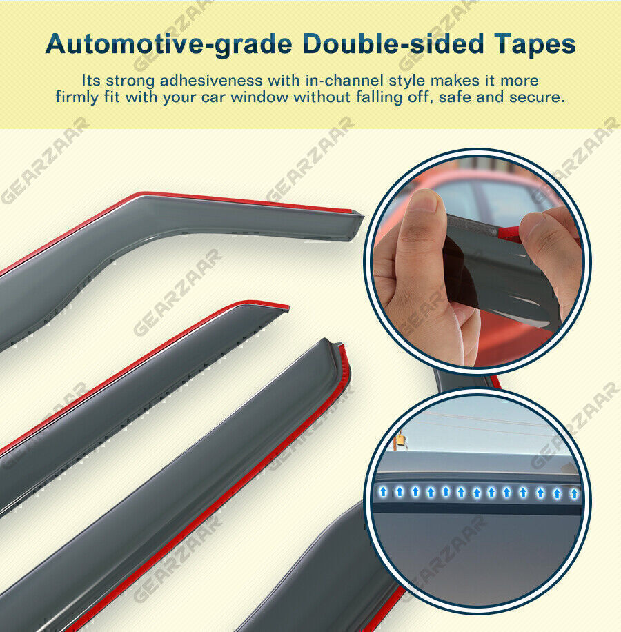 For Seat mk4 5 doors hatchback 20082017 wind deflectors 4 pieces