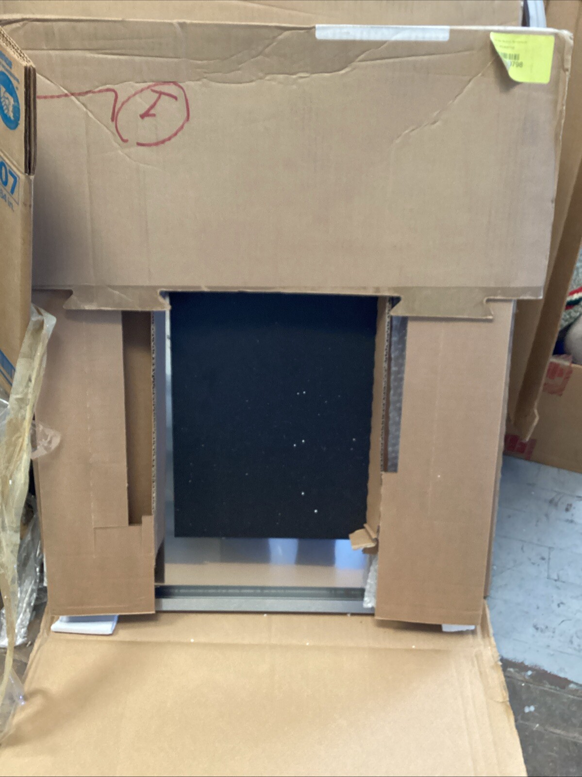 Gfv1615771ss 24” Miele Dishwasher Door Panel Stainless Steel Appliance Part