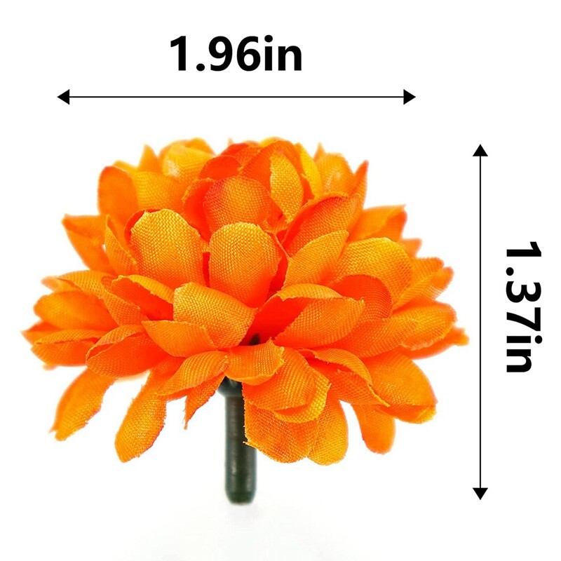 Marigold Flower Heads Bulk, 500Pcs Heads for Garlands9018 eBay
