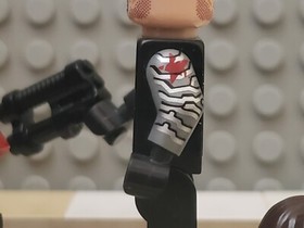 LEGO Winter Soldier Minifigure w/ Motorcycle - 76051 76047 MARVEL Avengers