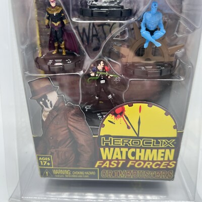 Watchmen HeroClix Miniature Figure Set Crimebusters Fast Forces 6