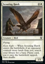 MTG Scouting Hawk (41/1023) Commander Legends Battle for Baldur's Gate LP