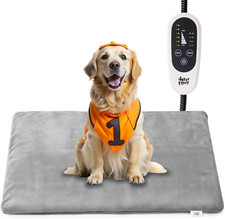Pet Heating Pad, 6 Adjustable Temperature Indoor Heated Pad with Timer, for Cats