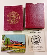 Vintage Southern Pacific Railroad Playing Cards Sealed