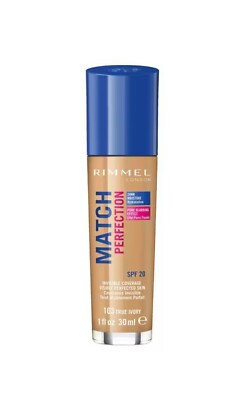 Rimmel London Match Perfection Foundation LSF20 - 103 True Ivory