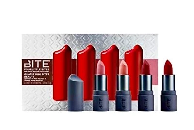 BITE BEAUTY Four Little Bites AMUSE BOUCHE Set of 4 Travel Sz NEW wBOX FREE SHIP