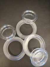 2" Umbrella Hole Vinyl Ring and Plastic Plug Set of 3 outdoor patio glass table