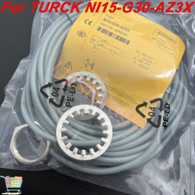 2-Pins 15mm For TURCK NI15-G30-AZ3X Inductive Threaded Proximity Switch Sensor