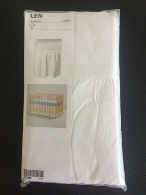 ikea crib skirt