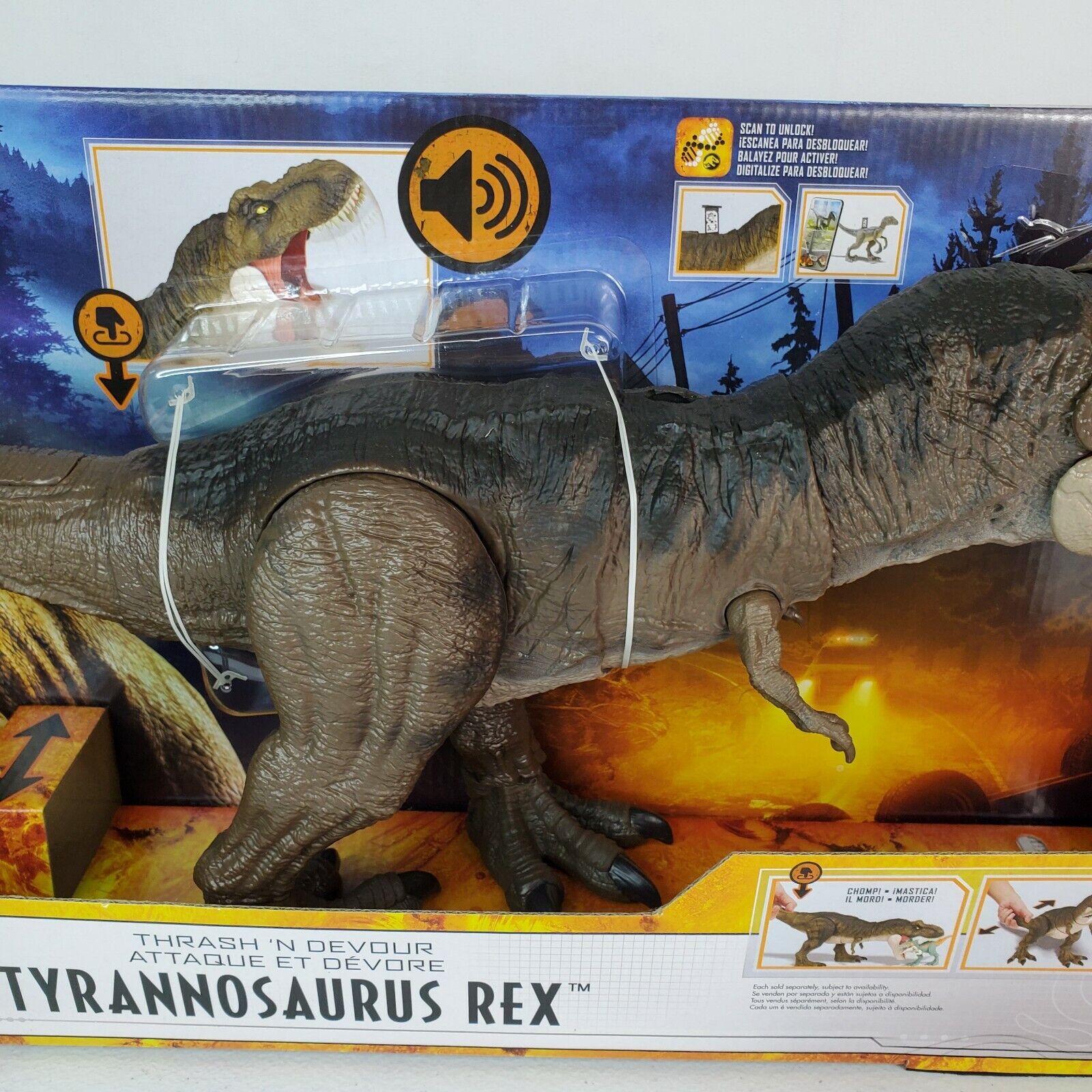 Jurassic World - Thrash 'N Devour T. Rex - Figurines