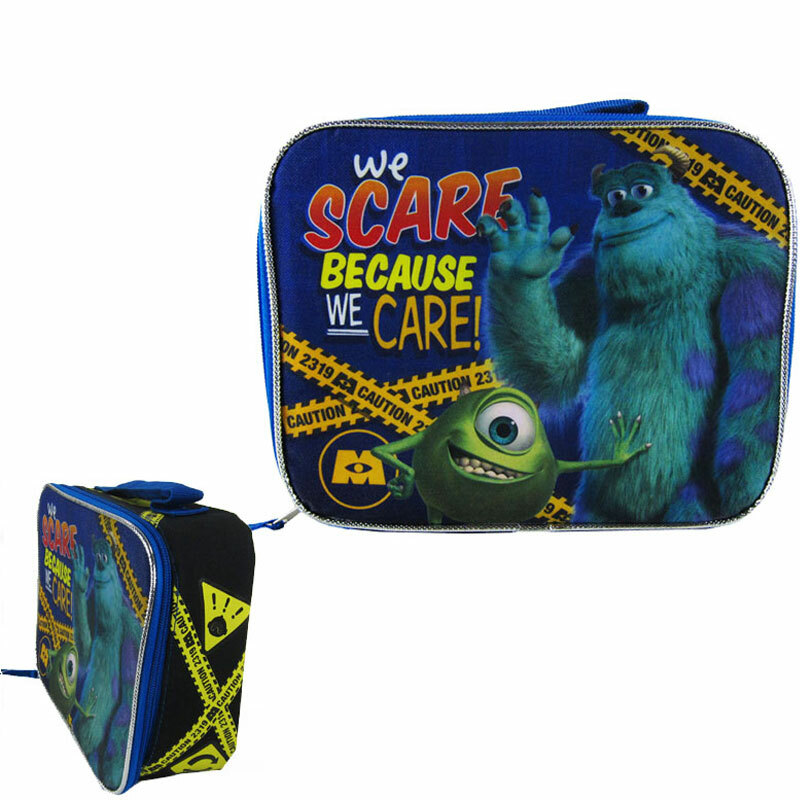 New Disney Pixar Monster University Insulated Lunch box Lunch Bag School Supply