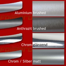 LADEKANTENSCHUTZ Lackschutzfolie für MERCEDES M-Klasse W163 bis 2005 Chromfolie