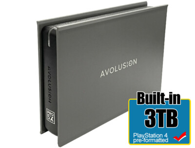 Avolusion Mini Pro-5X 3TB USB Portable External Gaming PS4