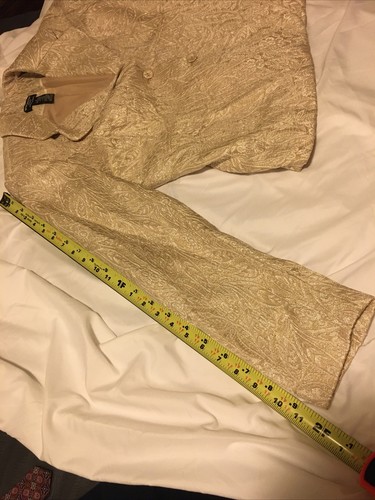Worthington Works Damenblazer Größe 8 beige mit zwei Knöpfen gefüttert - Bild 7 von 10