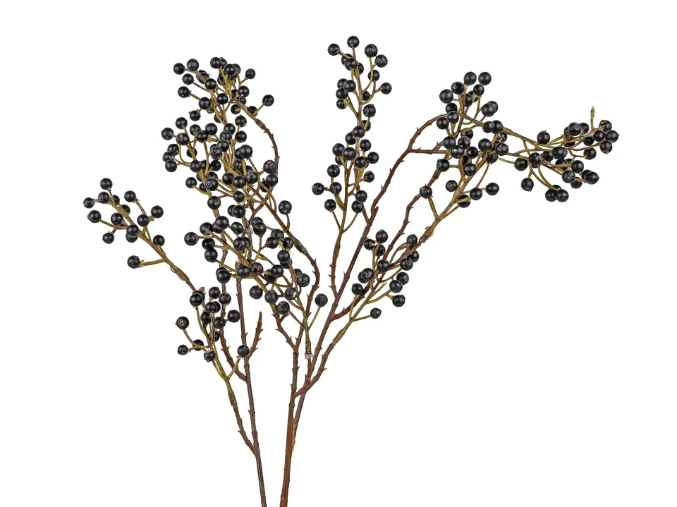 FORMANO Beeren -Zweig blau 70cm