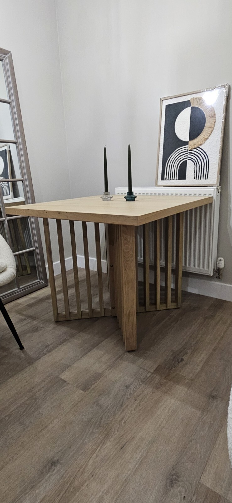 Square Oak Dining Table