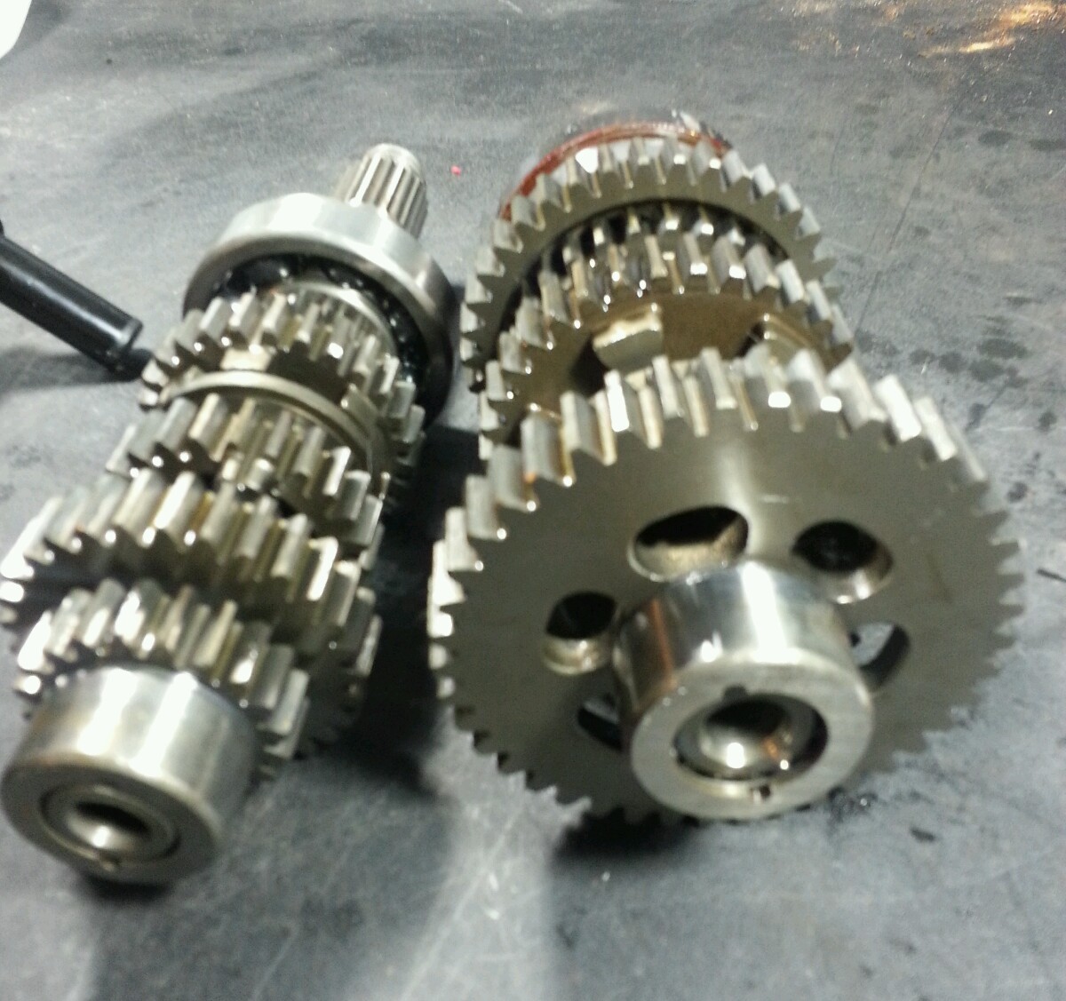 1978 Honda CB400t CB 400 Transmission Gears Counter Main gear