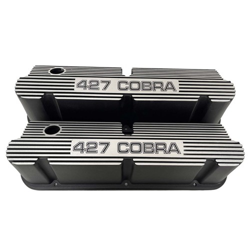 Ford 427 Cobra Pentroof, Small Block Ford 289, Black Logo - Tall Valve Covers - Picture 2 of 6