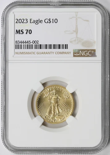 2023 $10 Gold American Eagle NGC MS70 1/4oz