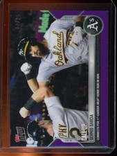 2022 Topps Now #805 Dermis Garcia Call-Up Purple Parallel Card #d /25