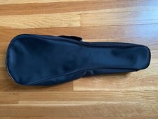 Nylon Gig Bag for Soprano Ukulele, Black, Zipper, New, Protects Your Uke 
