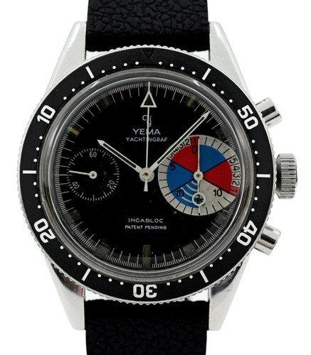 Vintage Yema 39mm Men's Yachtingraf Swiss Valjoux 7730 Chrono ...