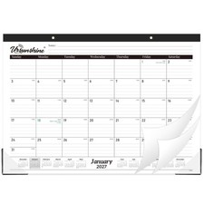2027 Desk Calendar - 18 Monthly Desk Calendar 2027, 17" x 12"