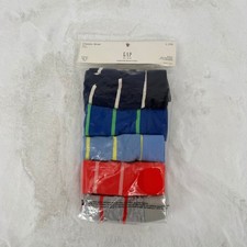 Gap Kids Classic Brief Underwear Boys Size L 10 Multicolor Striped 5 Pack NEW