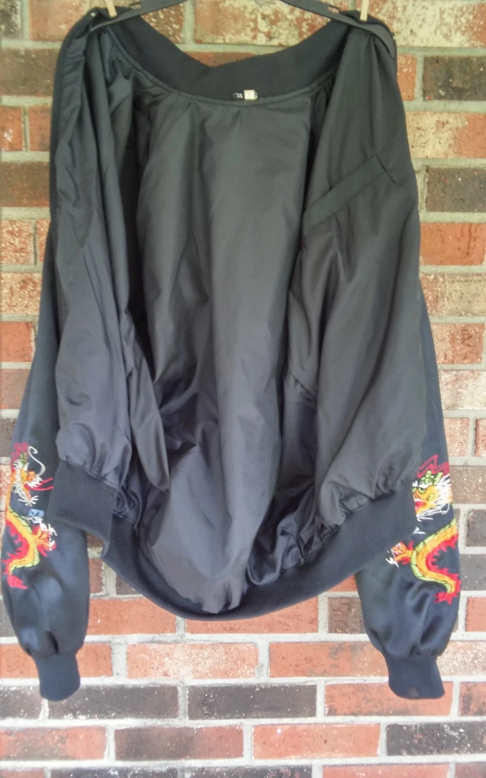 Japan Souvenir Jacket, XL, Black, Sukajan Dragon, "FAR EAST TOUR - JAPAN" image 3