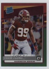 2020 Donruss Rated Rookie Optic Preview Red & Green Prizm Chase Young 1j0f