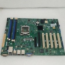 1PC used X10SLA-F motherboard single channel 1150 pins with baffle #ea