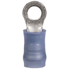 20 pc TE AMP 320619 Terminal Ring Tongue, 16-14 Awg, Blue, Stud Size 6, TIN Pla