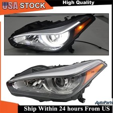 For 2015-2019 Infiniti Q70 Q70l Non Afs Left Driver Side Led Headlight Headlamp