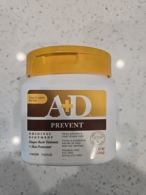 A+D Original Diaper Rash Treatments Skin Protectant Ointment 16 oz Flip Top