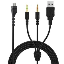Arctis7 Replacement Audio Cable for SteelSeries Arctis 3, Arctis 5, Arctis 7,...