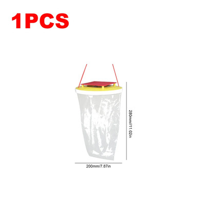 1-10PC Disposable Hanging Fly Trap Bag Non-Toxic Mosquito Trap Catcher Fly Wasp 